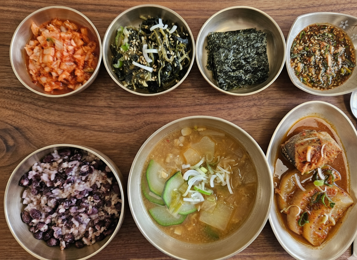 다채로운 식단 사진